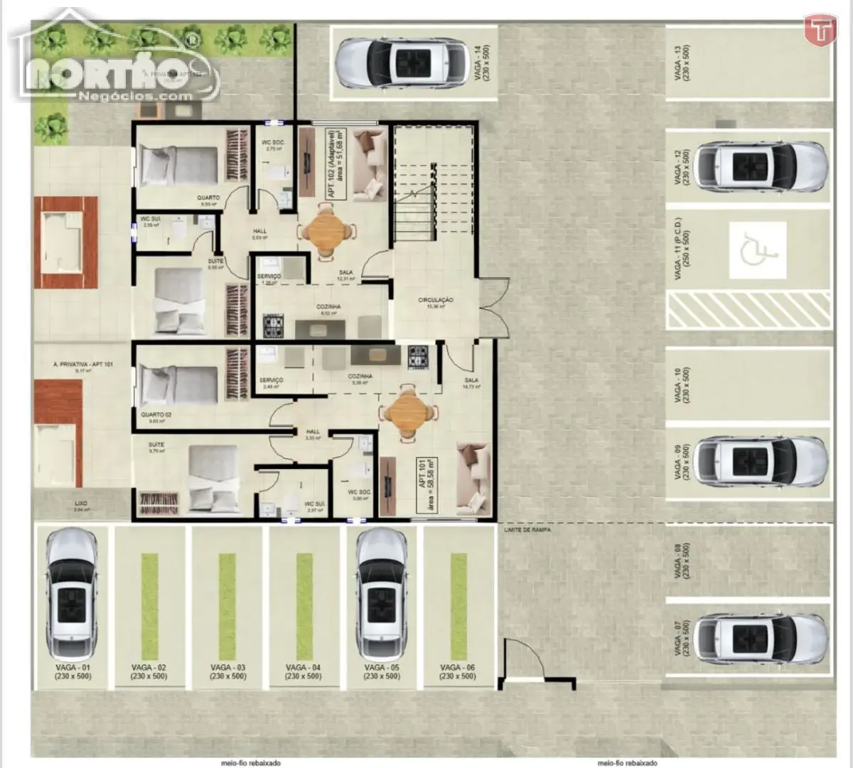 Casa, 3 quartos, 51 m² - Foto 6