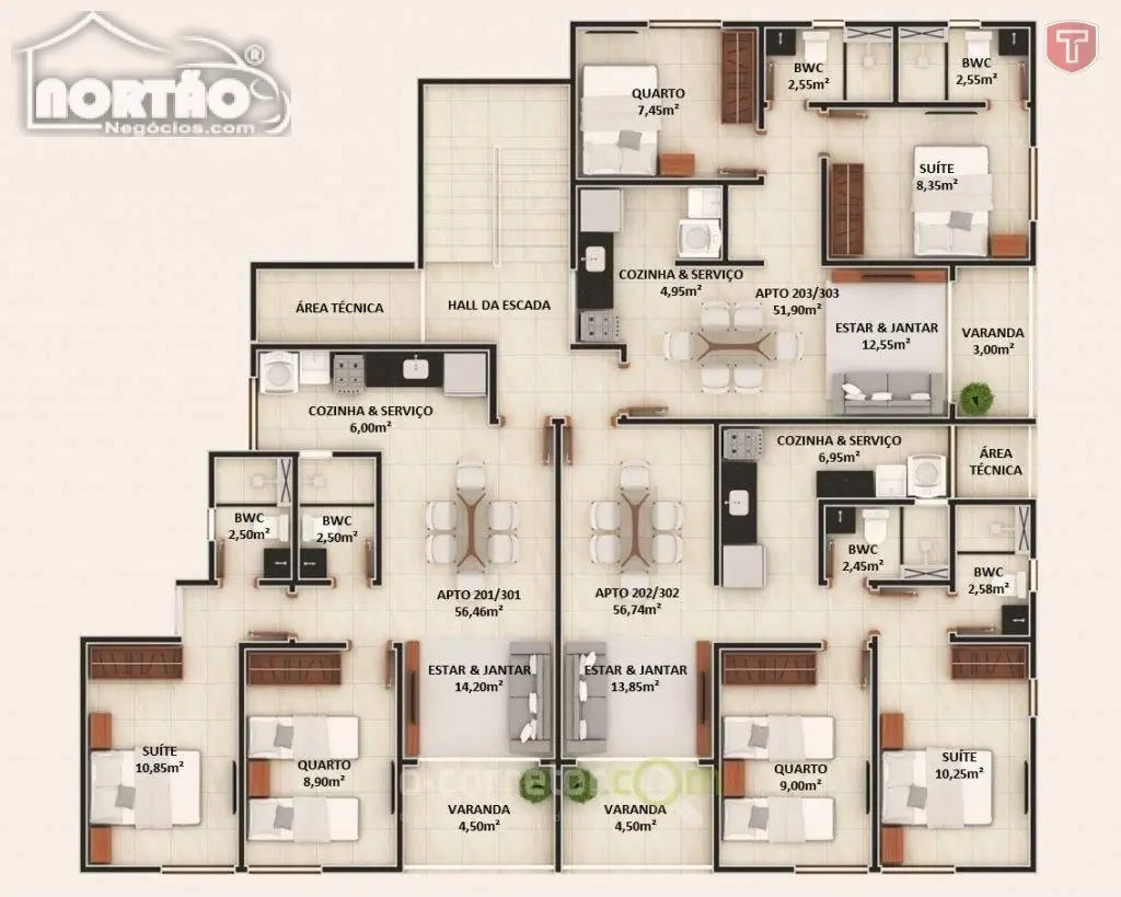 Casa, 3 quartos, 18 m² - Foto 6