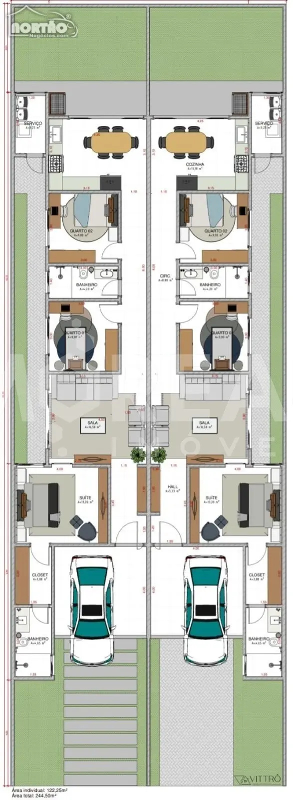 Casa, 4 quartos, 122 m² - Foto 3