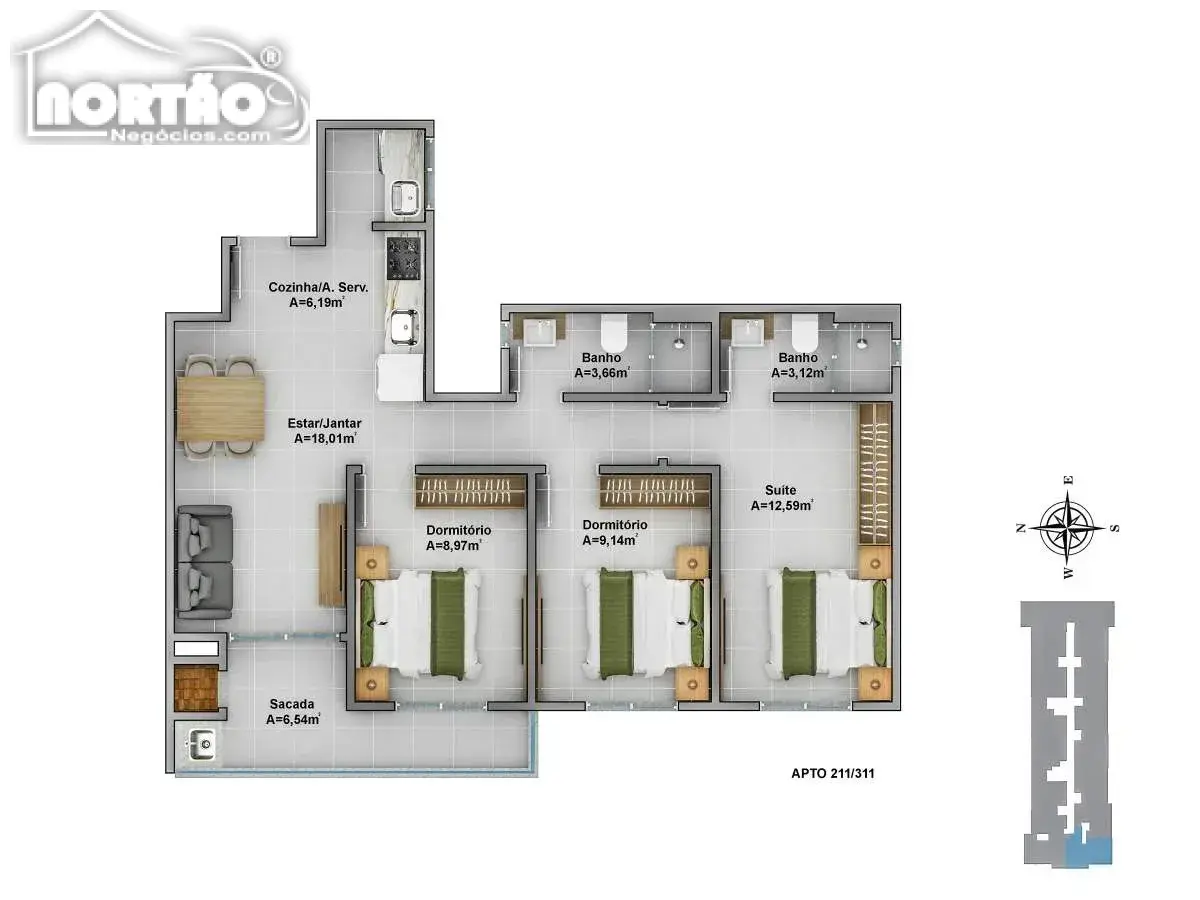 Casa, 4 quartos, 78 m² - Foto 9