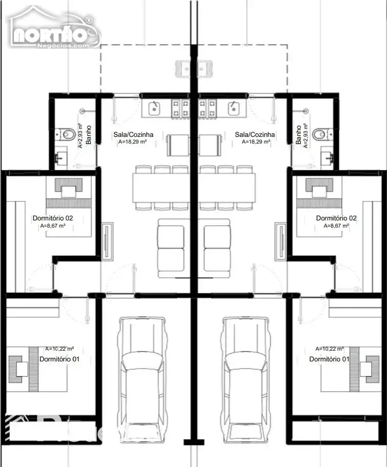 Casa, 2 quartos, 74 m² - Foto 6