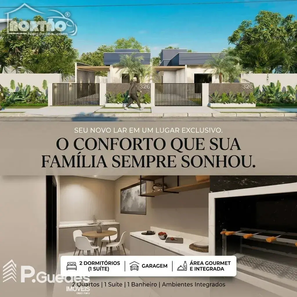 Casa, 3 quartos, 92 m² - Foto 2