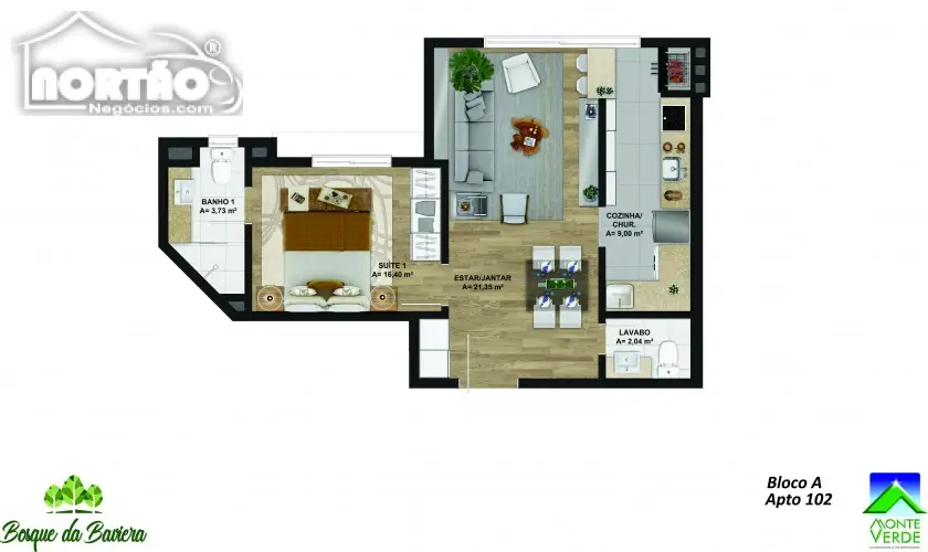 Casa, 2 quartos, 49 m² - Foto 1