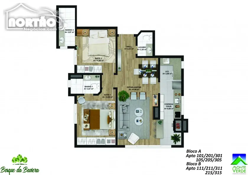 Casa, 2 quartos, 49 m² - Foto 6