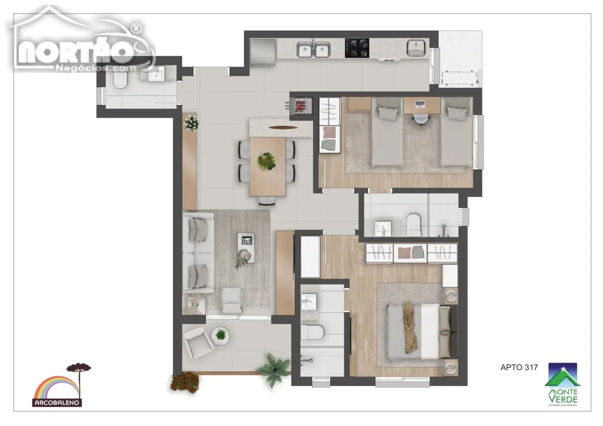 Casa, 1 quarto, 46 m² - Foto 9