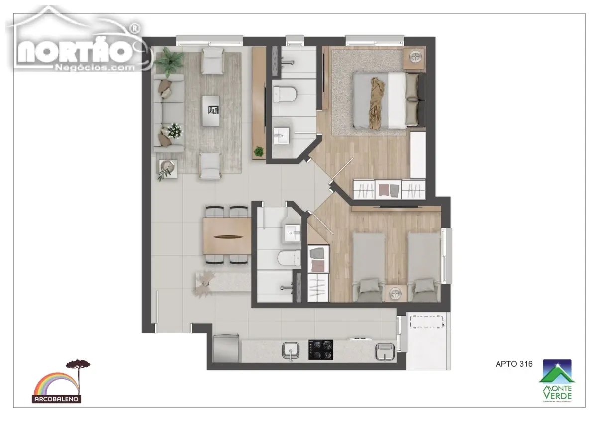 Casa, 2 quartos, 68 m² - Foto 8
