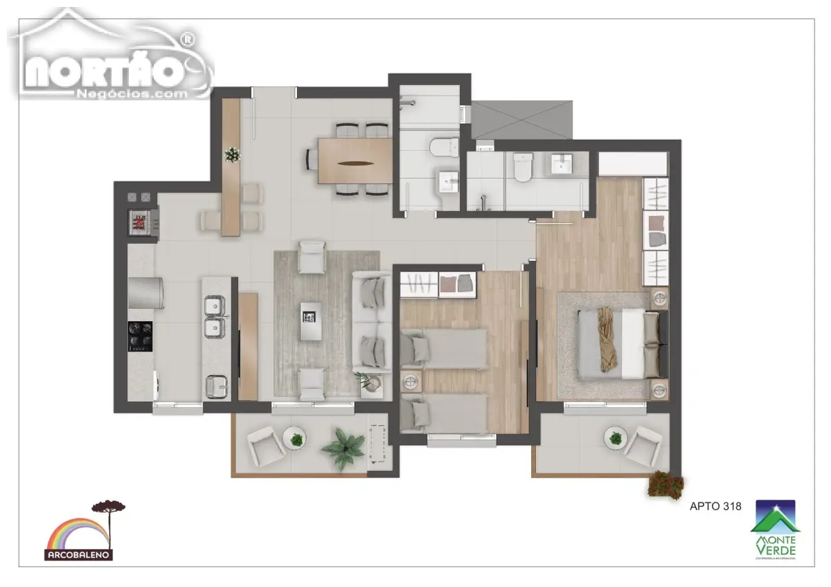 Casa, 2 quartos, 68 m² - Foto 10
