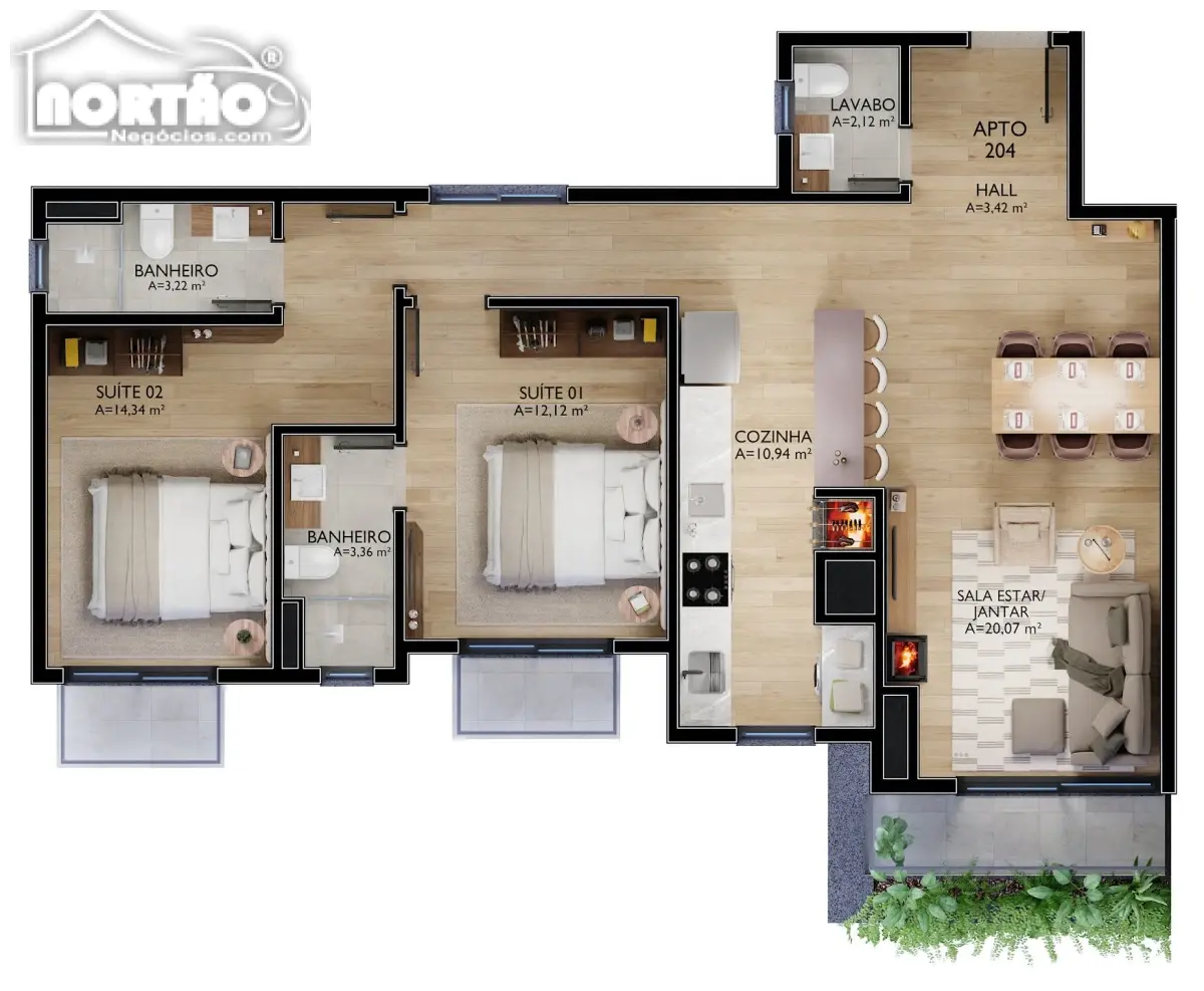 Casa, 2 quartos, 98 m² - Foto 7