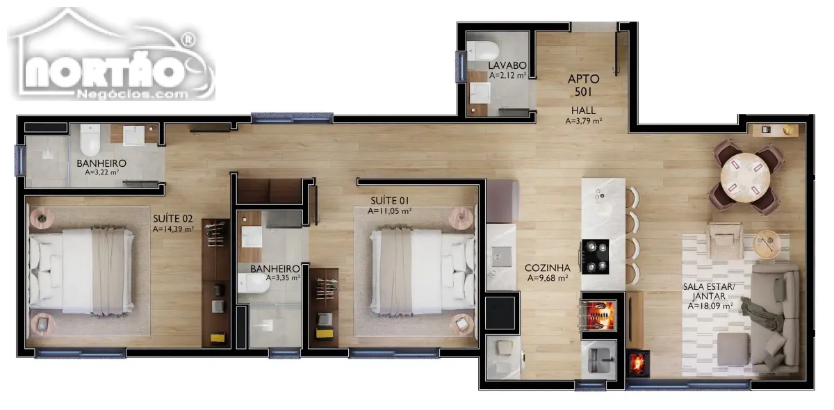 Casa, 2 quartos, 98 m² - Foto 10