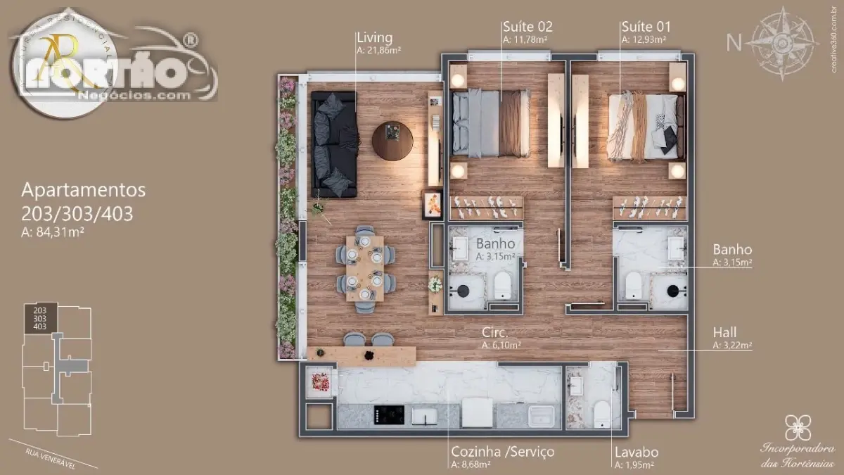Casa, 2 quartos, 77 m² - Foto 8