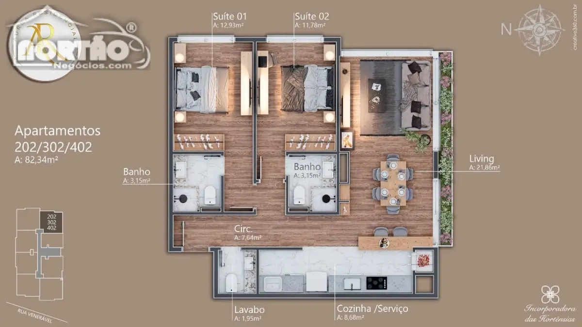 Casa, 3 quartos, 127 m² - Foto 7
