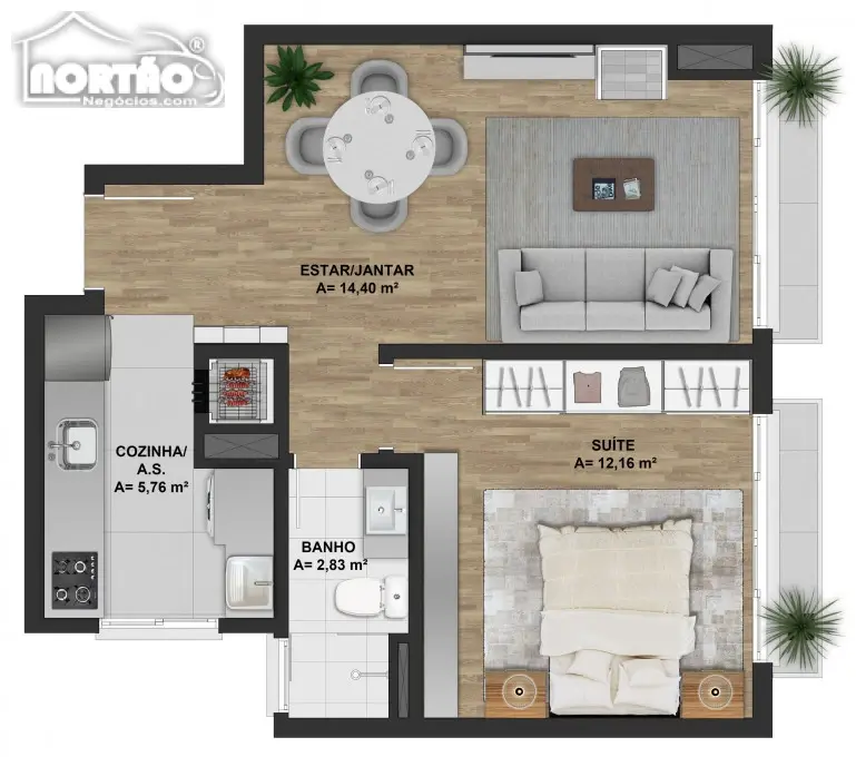 Casa, 2 quartos, 76 m² - Foto 9