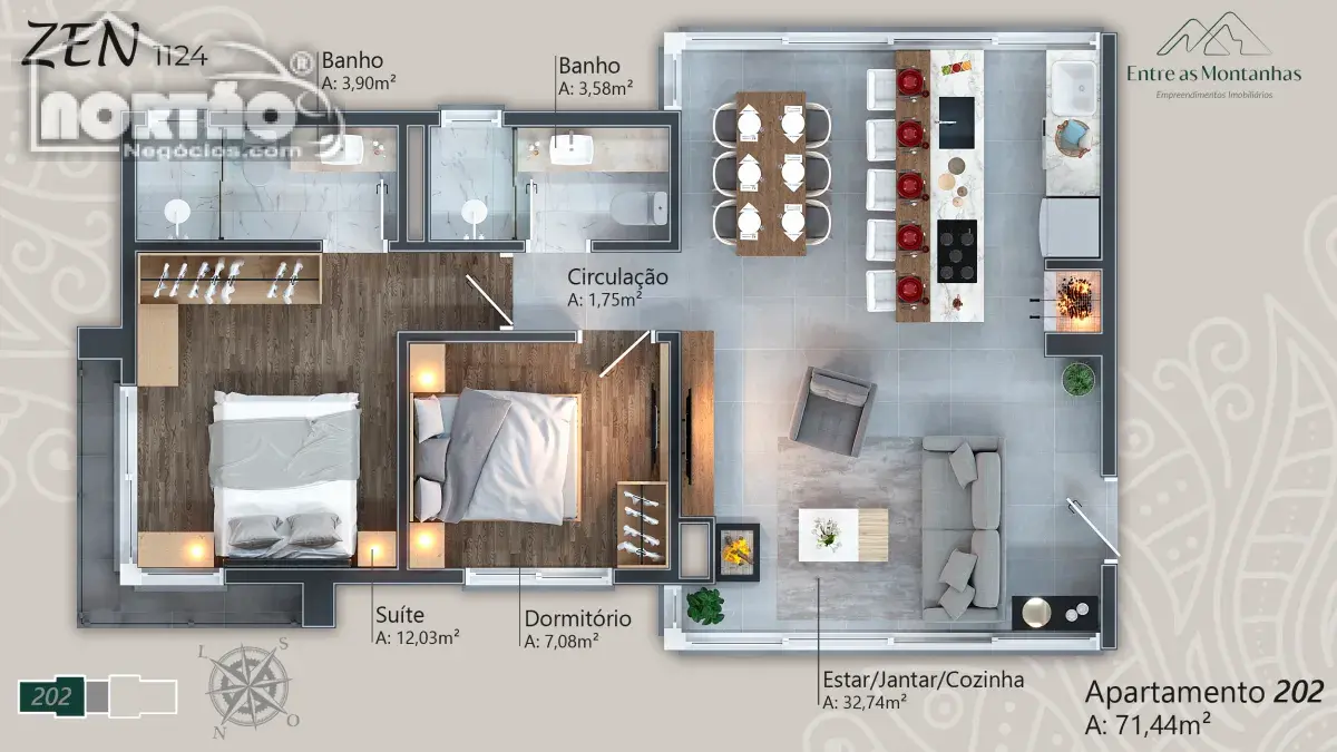 Casa, 2 quartos, 71 m² - Foto 10