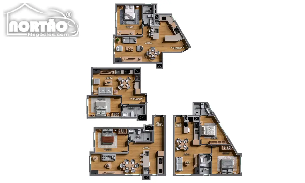Casa, 1 quarto, 55 m² - Foto 9