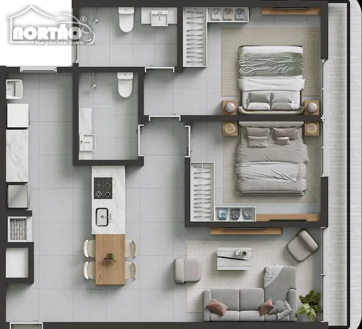 Casa, 3 quartos, 110 m² - Foto 3