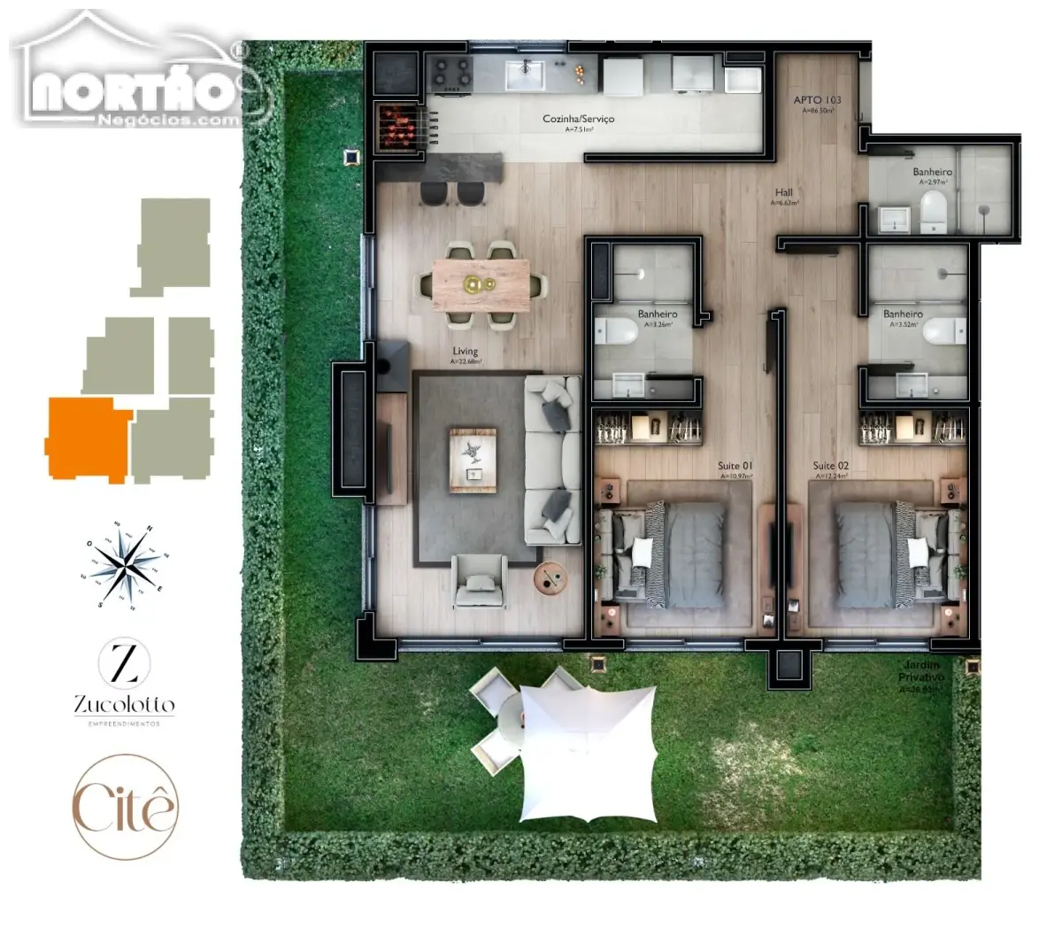 Casa, 2 quartos, 86 m² - Foto 3