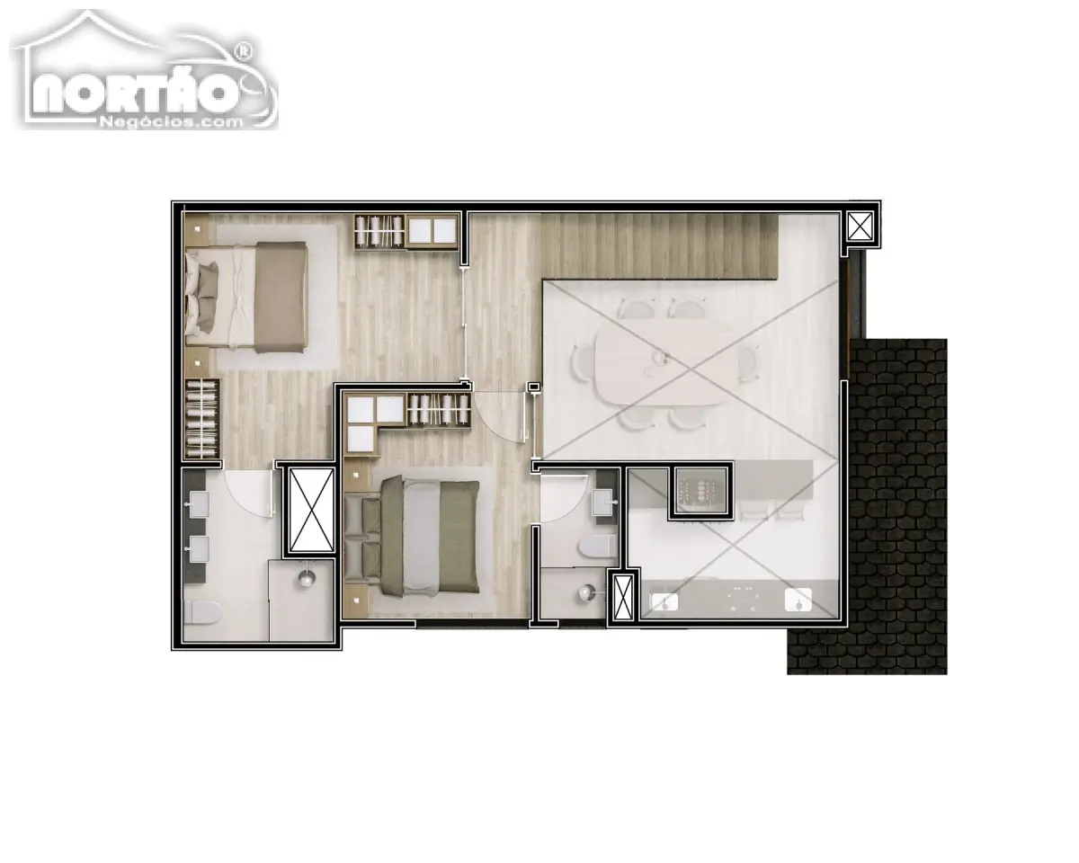 Casa, 2 quartos, 76 m² - Foto 7