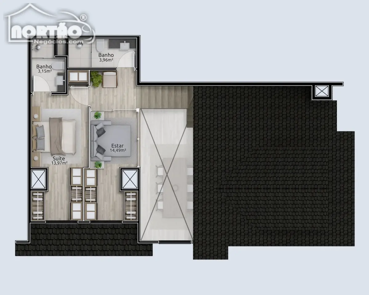 Casa, 2 quartos, 74 m² - Foto 5