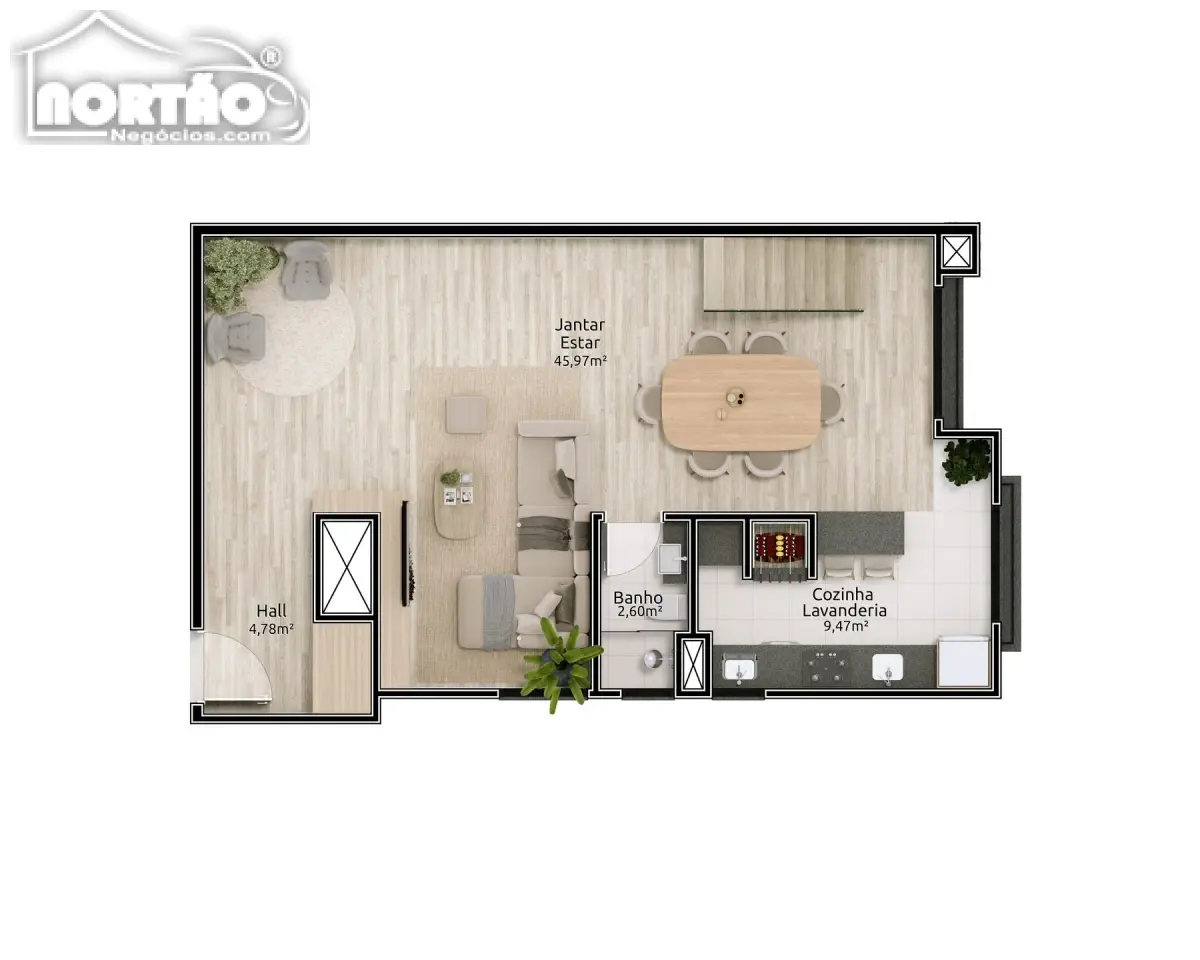 Casa, 2 quartos, 74 m² - Foto 6