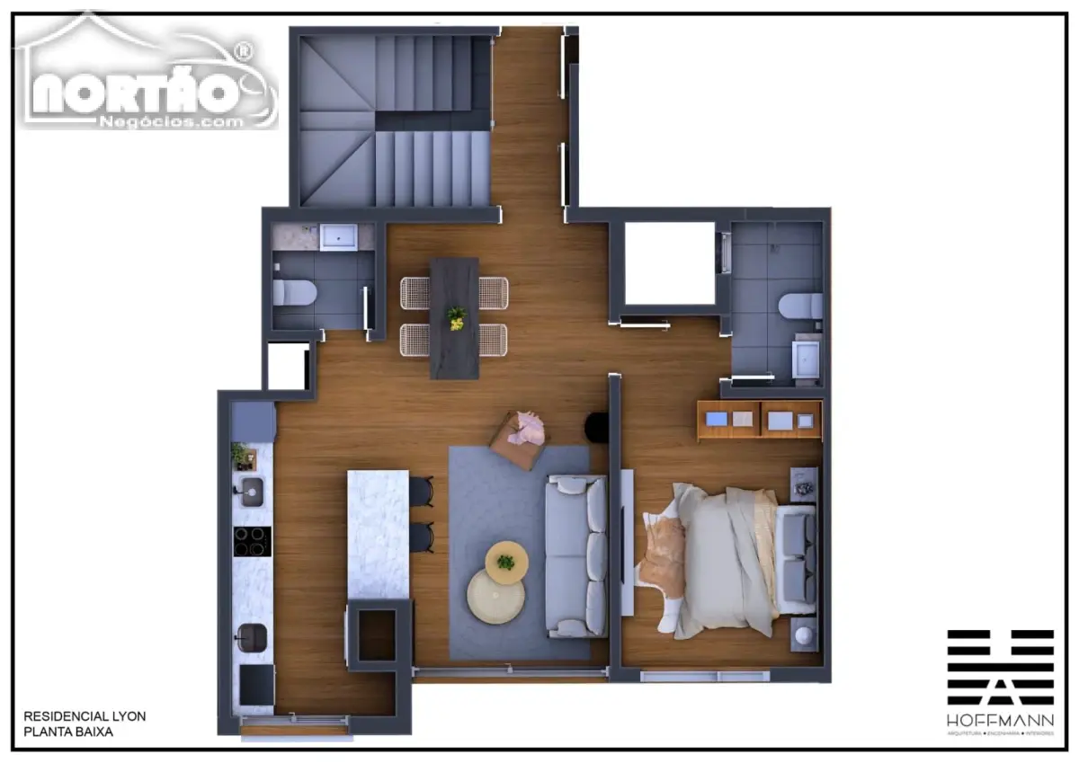 Casa, 3 quartos, 63 m² - Foto 1